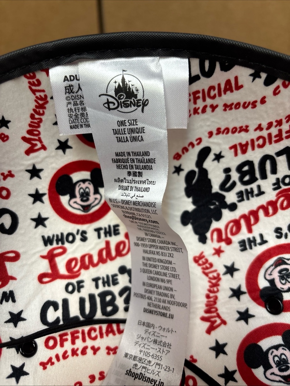 Disney World Mickey Mouse Clubhouse Mouseketeer Mickey Ears Hat One Size Black - Picture 4 of 4